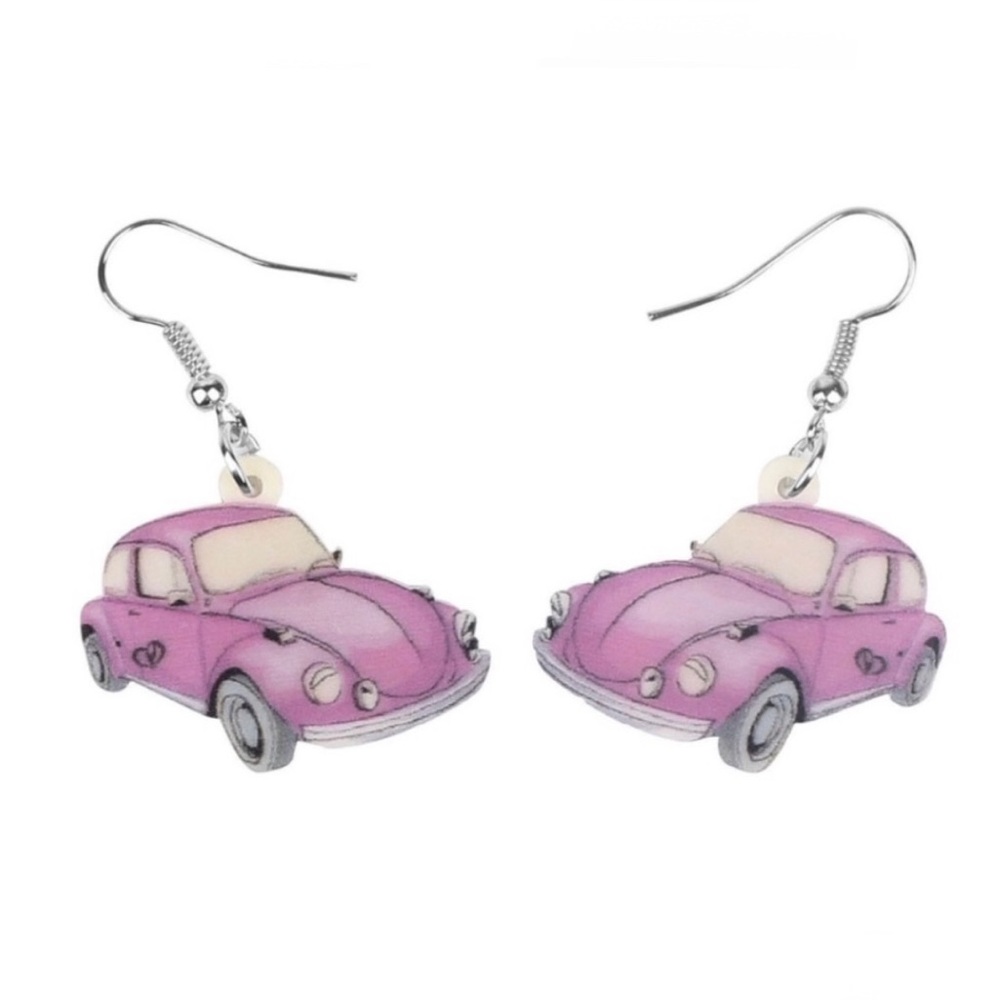 FREE SHIPPING | Double-Sided Acrylic Dangle Earrings NWT